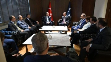 Fatih Erbakan, Yavuz Ağıralioğlu’nu ziyaret etti