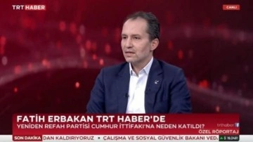 Fatih Erbakan'dan ittifak kararıyla ilgili a&ccedil;ıklama