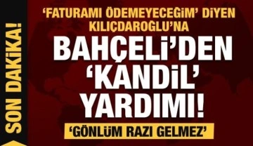 Faturasını &ouml;demeyen Kılı&ccedil;daroğlu'na Bah&ccedil;eli'den 'Kandil' yardımı
