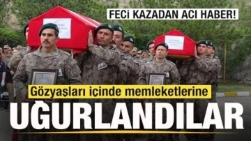 Feci kazadan acı haber! Vefat eden özel harekat kursiyerleri memleketlerine uğurlandı