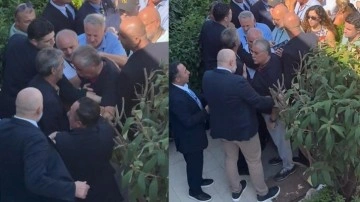 Fenerbahçe'nin yaşayan efsanesi salona alınmadı: Çıkışta arbede yaşandı