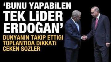 Finlandiya Cumhurbaşkanı'ndan Erdoğan'a &ouml;vg&uuml; dolu s&ouml;zler: Bunu yapabilen tek lidersiniz