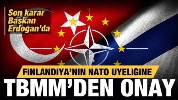 Finlandiya'nın NATO &uuml;yeliği TBMM'de kabul edildi!
