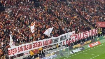 Galatasaray taraftarından Sergen Yalçın'ı duygulandıran pankart!
