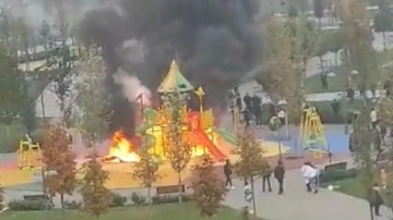 Gaziantep'te çocuk parkının yakan PKK'lılar yakalandı