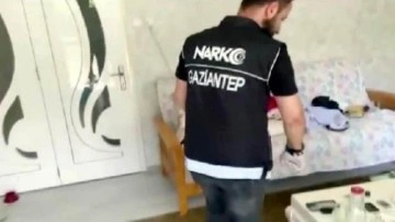 Gaziantep'te uyuşturucu operasyonu; 18 g&ouml;zaltı