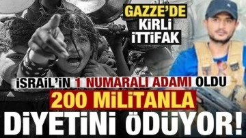 Gazze'de kirli ittifak! İsrail'in adamı oldu, 200 militanla diyet ödüyor...