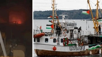 Gazze'ye insani yardım gönderen filo vuruldu
