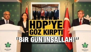 Gelecek Partisi HDP'ye yedinci ittifak &uuml;yesi olarak g&ouml;z kıptı: Bir g&uuml;n inşallah!