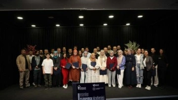 Genç sinemacılar mezuniyet heyecanı yaşadı