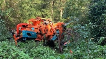 Giresun'da patoz uçuruma devrildi: 1 ölü
