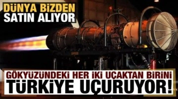 G&ouml;ky&uuml;z&uuml;ndeki her iki u&ccedil;aktan birini T&uuml;rkiye u&ccedil;uruyor: D&uuml;nya satın alıyor!