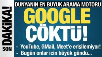 Google çöktü! Kullanıcılar hiçbir google hizmetine erişim sağlayamıyor!