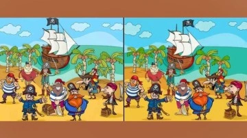 G&ouml;zlem becerilerinizi &ouml;l&ccedil;ecek zeka testi! 17 saniyede resimler arasındaki 10 farkı bulun