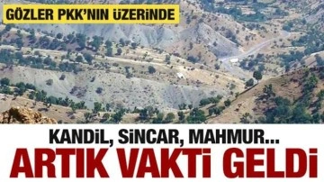 Gözler şimdi PKK'nın büyük kamplarına çevrildi! Kandil, Sincar, Mahmur...
