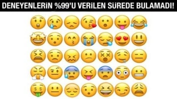 G&ouml;zl&uuml;k isteyen zeka testi: 9 saniyede iki aynı emojiyi bulun, deneyenlerin %99'u bulamadı!