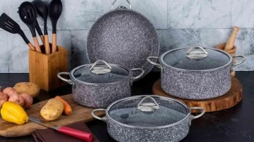 Granit g&ouml;r&uuml;n&uuml;ml&uuml; tencerelere dikkat: Tehlike sa&ccedil;ıyor!
