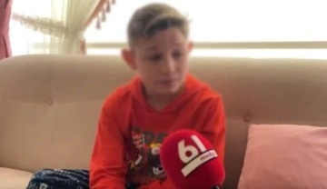 G&uuml;ndem olan Trabzonlu &ccedil;ocuk ilk kez konuştu! Kılı&ccedil;daroğlu'na mesajı var