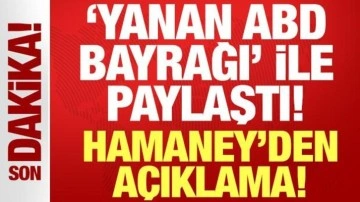 Hamaney'den 'yanan ABD bayrağı' ile açıklama: Biz kimseye zarar vermedik