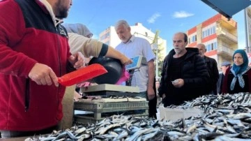 Hamsi 25 liraya düştü, vatandaş sıraya girdi