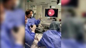 Hastanın akciğerine kaçan sarımsak operasyonla çıkarıldı