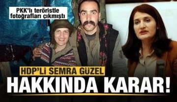HDP Diyarbakır Milletvekili Semra G&uuml;zel hakkında karar