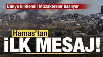 Heyet Mısır'a ulaştı! Dünya kilitlendi! Hamas'tan son dakika mesajı
