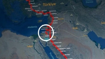 Hicaz Demiryolu haritasında dikkat çeken Filistin-İsrail ayrıntısı... Bakan paylaştı
