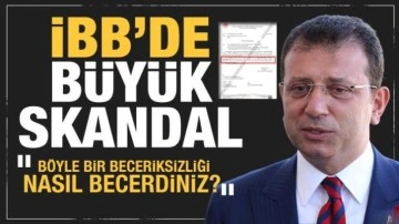 İBB'de b&uuml;t&ccedil;e skandalı: B&ouml;yle bir beceriksizliği nasıl becerdiniz