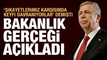 İ&ccedil;işleri'nden Mansur Yavaş'ın soruşturma izni iddiasına yanıt