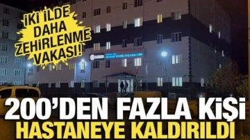 İki ilde zehirlenme vakası! 200'den fazla kişi hastaneye kaldırıldı