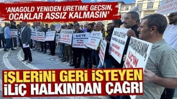 İliç halkından basın açıklamasıyla çağrı: 'İşimizi geri istiyoruz'
