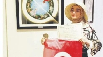 İmam hatipli ressamdan uluslararası başarı