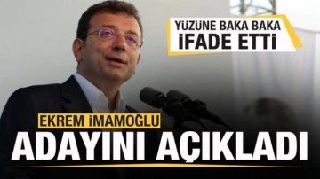 İmamoğlu cumhurbaşkanı adayını a&ccedil;ıkladı! Y&uuml;z&uuml;ne baka baka ifade etti