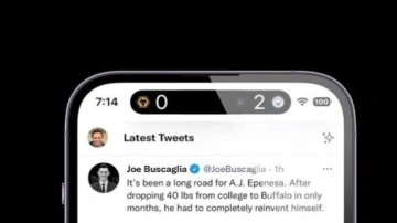iOS 16.1 Beta 2'de ilgin&ccedil; &ouml;zellik: Dynamic Island &uuml;zerinde canlı skor