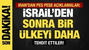 İran'dan peş peşe açıklamalar: İsrail'den sonra bir ülkeyi daha tehdit ettiler!