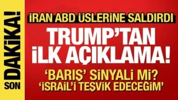 İran'ın ABD üslerine saldırısı sonrası Trump'tan ilk açıklama