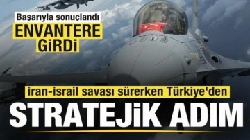 İran-İsrail savaşı sürerken Türkiye'den stratejik adım! F-16 hamlesi! Envantere girdi
