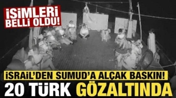 İşgalci İsrail'den Sumud Filosu'na müdahale: 20 Türk gözaltına alındı!