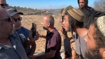 İşgalci İsrailliler, Batı Şeria'da Filistinlilerin zeytin hasadını engelledi