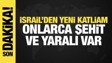 İsrail'den Gazze'de yeni katliam! Onlarca şehit ve yaralı var