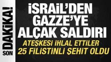 İsrail'den Gazze'ye alçak saldırı! Çok sayıda şehit var