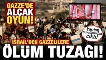 İsrail'den Gazzelilere ölüm tuzağı: Dağıttıkları un çuvallarından uyuşturucu hap çıktı