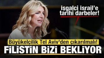İsrail'e tarihi darbeler! Büyükelçilik Tel Aviv'den çıkarılmalı! Filistin bizi bekliyor