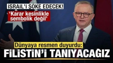 İsrail'i şoke kedecek! Bir ülke daha duyurdu: Filistin devletini tanıyacağız