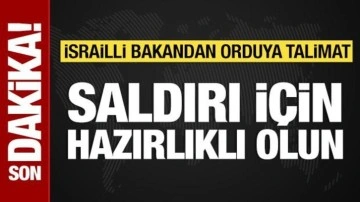 İsrailli bakandan orduya Gazze'nin batısına saldırı için hazırlıklı olma talimatı