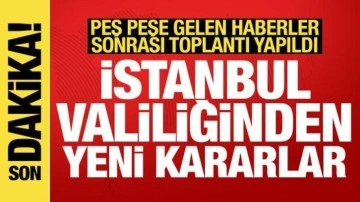 İstanbul Valiliği'nde gıda toplantısı: İşte alınan yeni kararlar