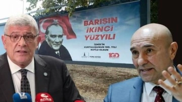 İYİ Parti ile CHP'yi birbirine d&uuml;ş&uuml;ren "İzmir" afişi!