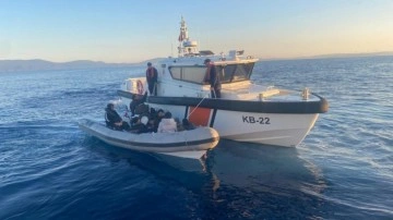 İzmir'de 47 göçmen karaya çıkartıldı, 2 göçmen kaçakçısı yakalandı