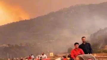 İznikli çiftçiler tankerlerle yangına koştu! Tüyleri diken diken eden anlar